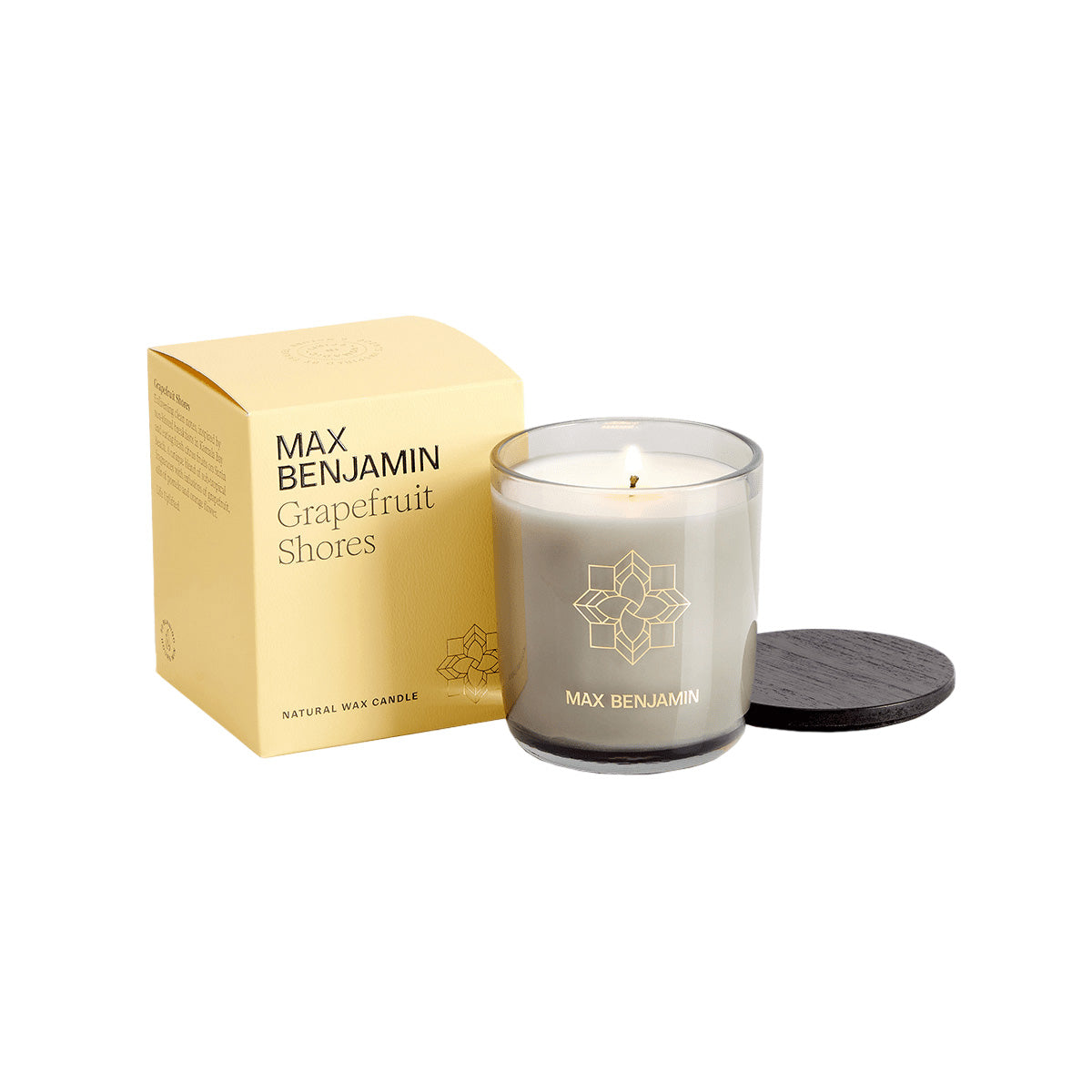 Scented candle, 7.4 oz, Grapefruit Shores, Classic - MAX BENJAMIN