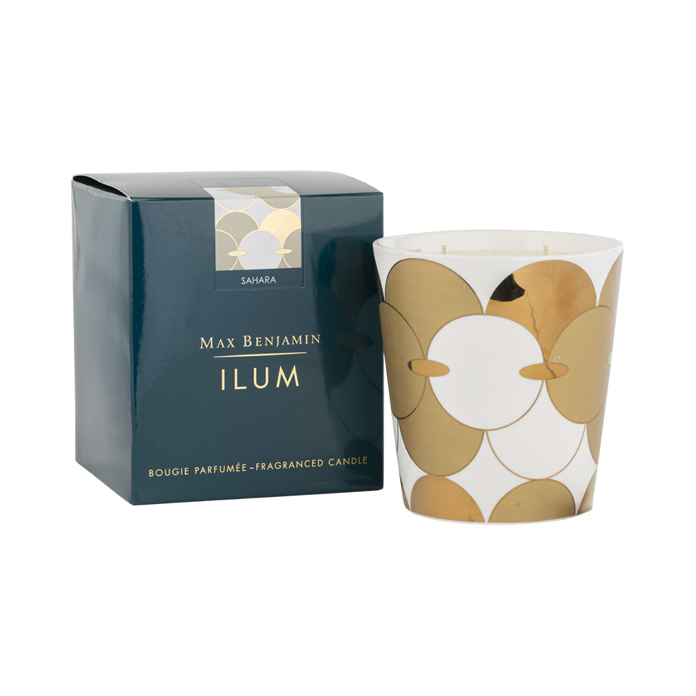 Scented candle Sahara, 9.17 oz, Ilum - MAX BENJAMIN