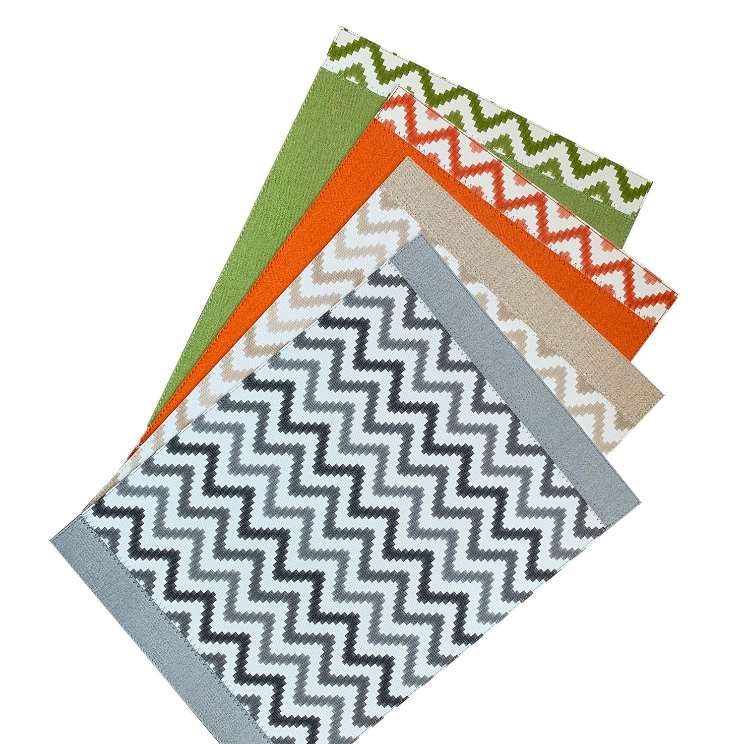 Set of 6 placemats, 17.7x13 in, beige, Napoli - SIMONA'S COLLECTION