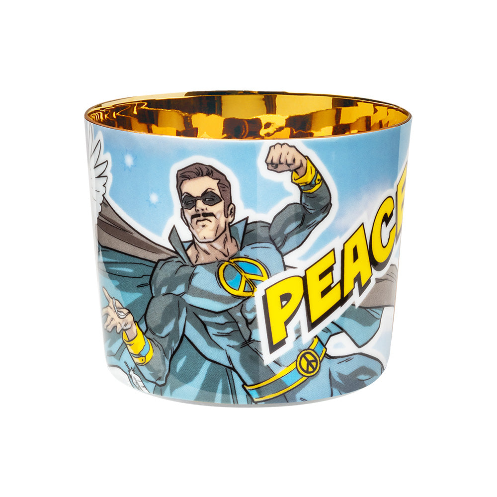 Champagne Glass, Sip of Gold, The Sparkling 4 & Friends - Peace Man - SIEGER by FURSTENBERG