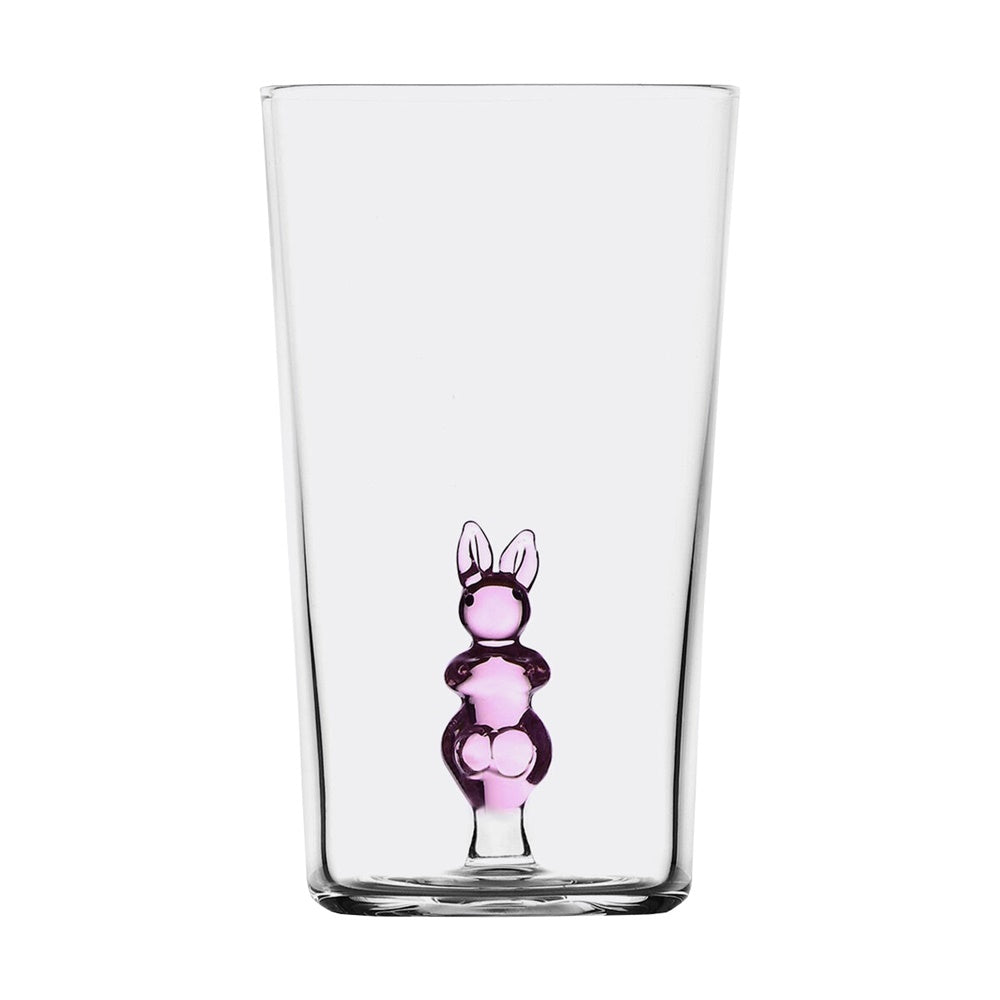 Water glass, 5.12 inches, rabbit, Animal Farm by Alessandra Baldereschi - ICHENDORF