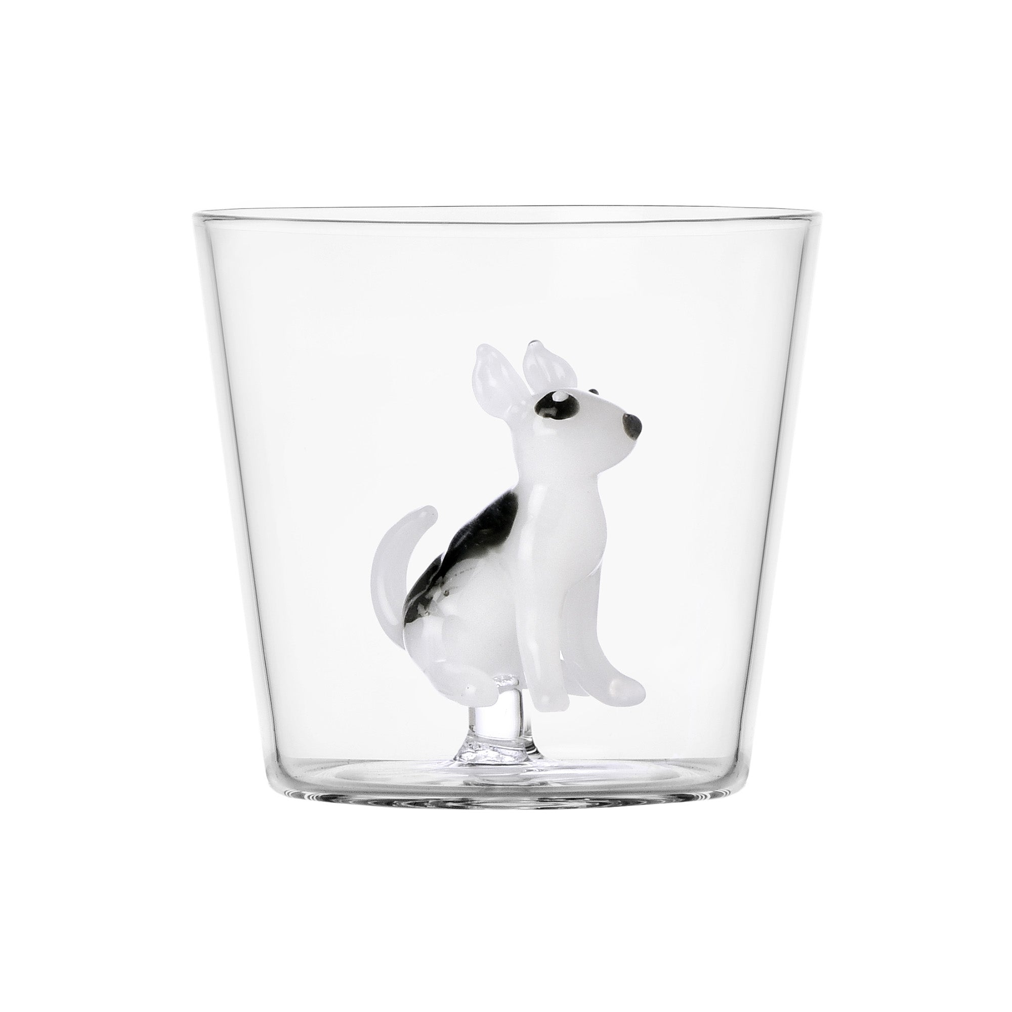 Water glass, 3.1 inches, Bull Terrier, Dogs by Alessandra Baldereschi - ICHENDORF