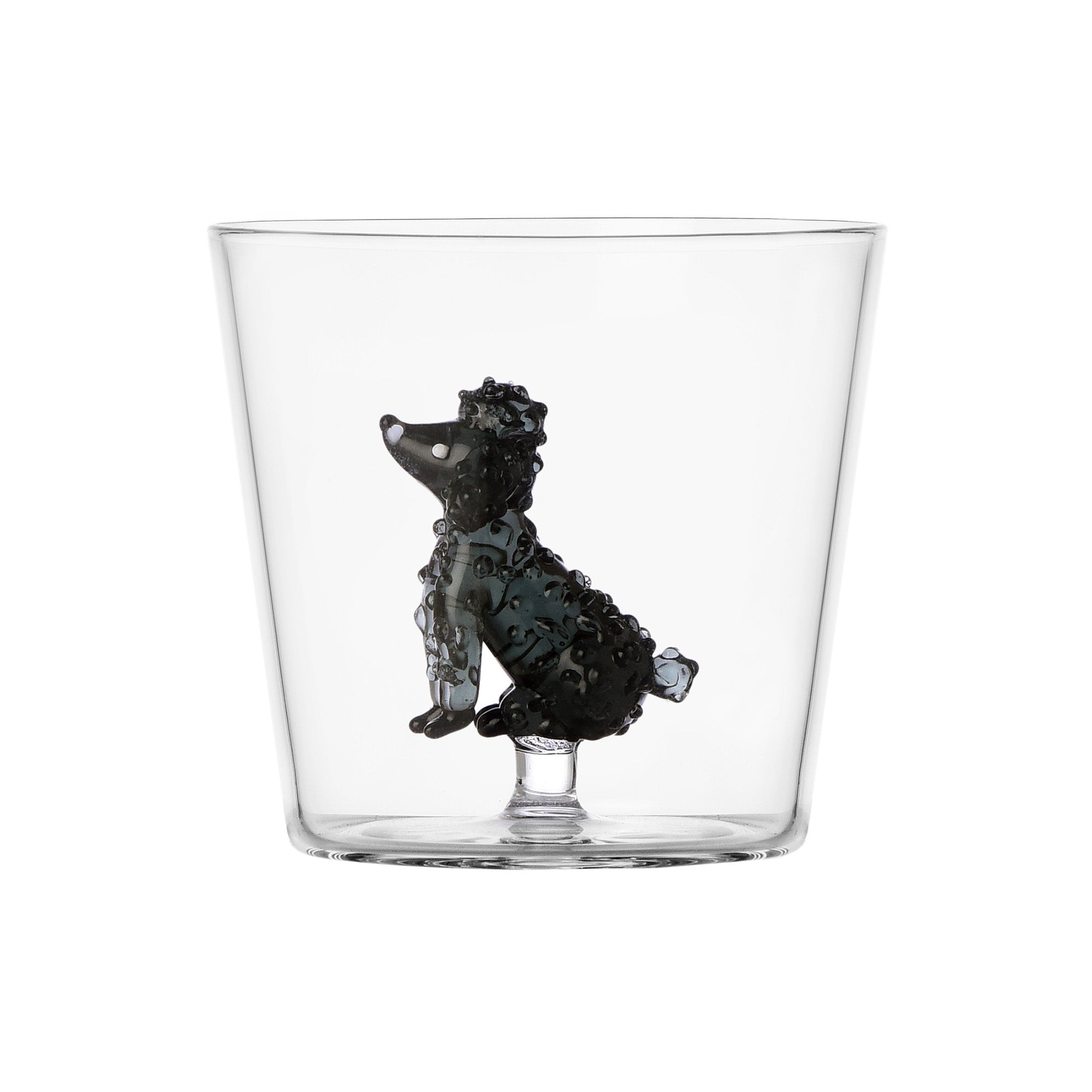 Water glass, 3.15 in, Poodle, Dogs by Alessandra Baldereschi - ICHENDORF