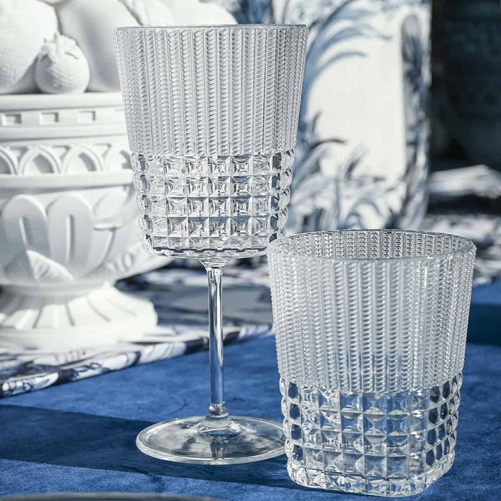 Wine glass, clear acrylic, Chic & Zen - BACI MILANO
