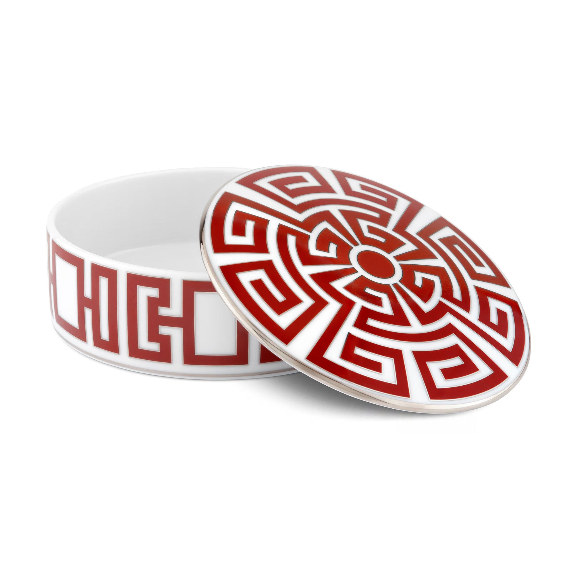 Porcelain box, 5.2 in, Labirinto Scarlatto - GINORI 1735