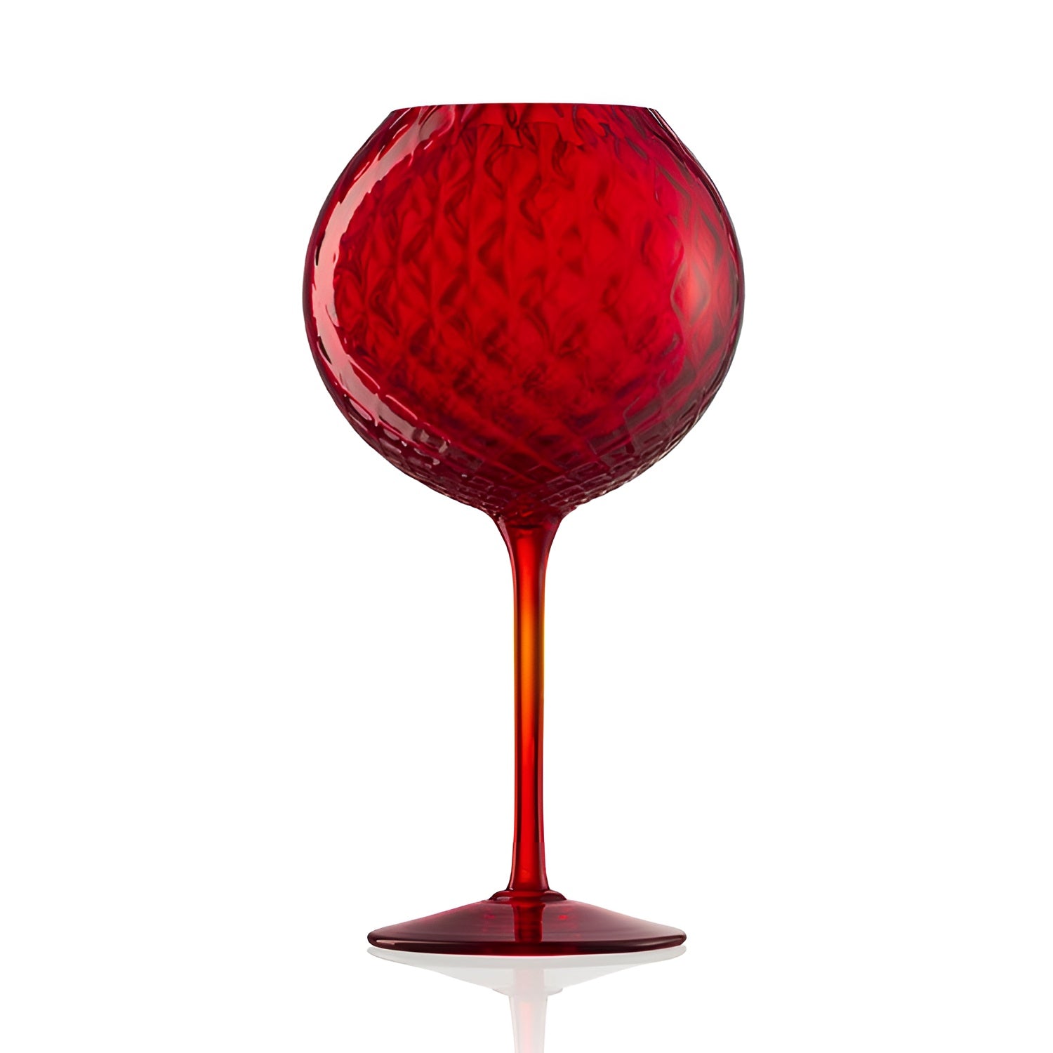 Red wine glass, 7.87 in, Red, Gigolo - SIMONA'S COLLECTION