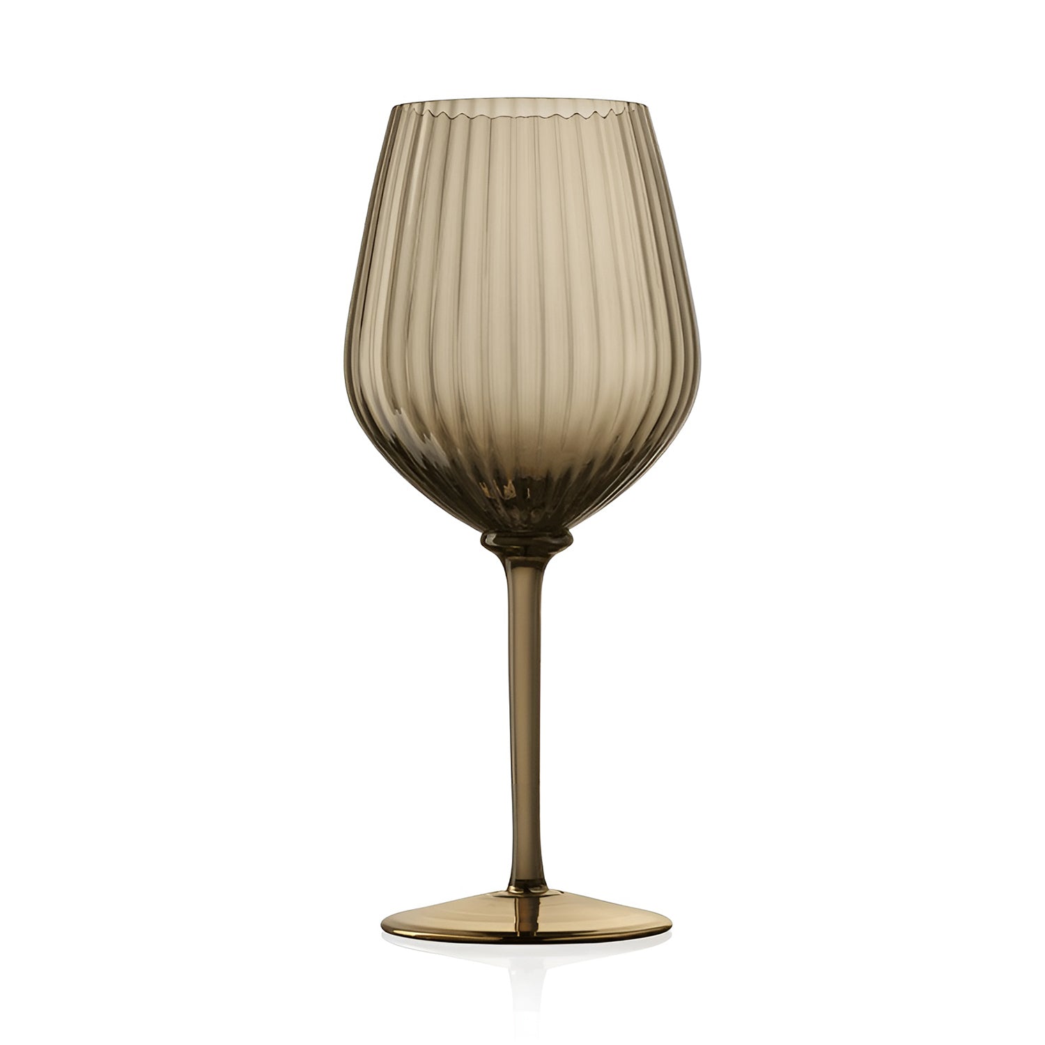 Red wine glass, 8.86 in, Brown/Gold, Cote D'Or - SIMONA'S COLLECTION