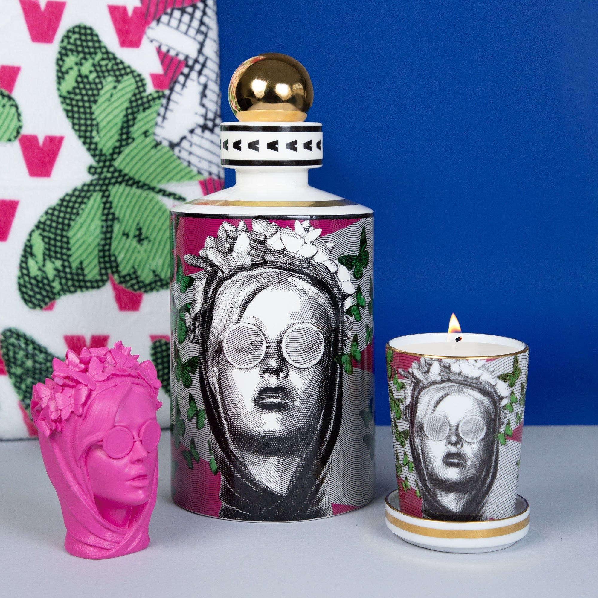 Scented candle, 4.7 inches, Sagrada Familia The Stylish - BACI MILANO