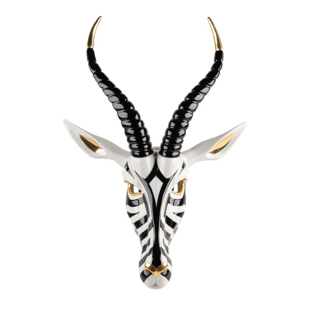 Sculpture Antelope Mask by Jose Luis Santes - LLADRO