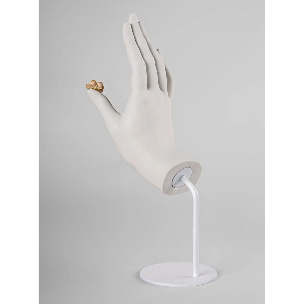 Porcelain sculpture, Protection Mudra by Dept. Diseno y Decoracion - LLADRO