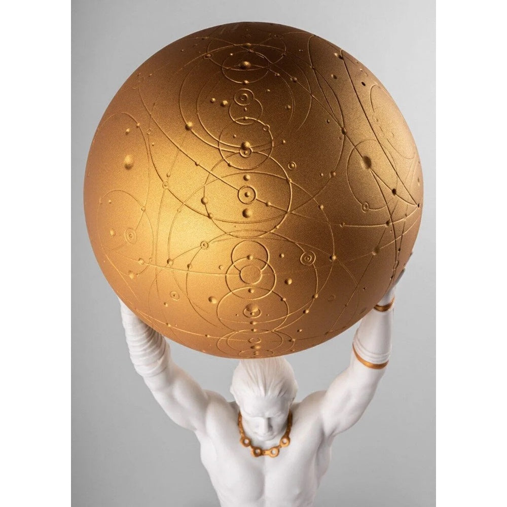 Porcelain sculpture, Atlas by Ernest Massuet - LLADRO