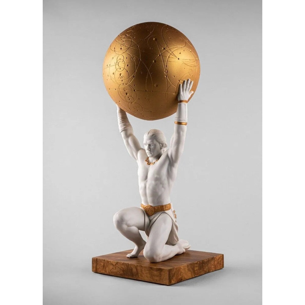 Porcelain sculpture, Atlas by Ernest Massuet - LLADRO