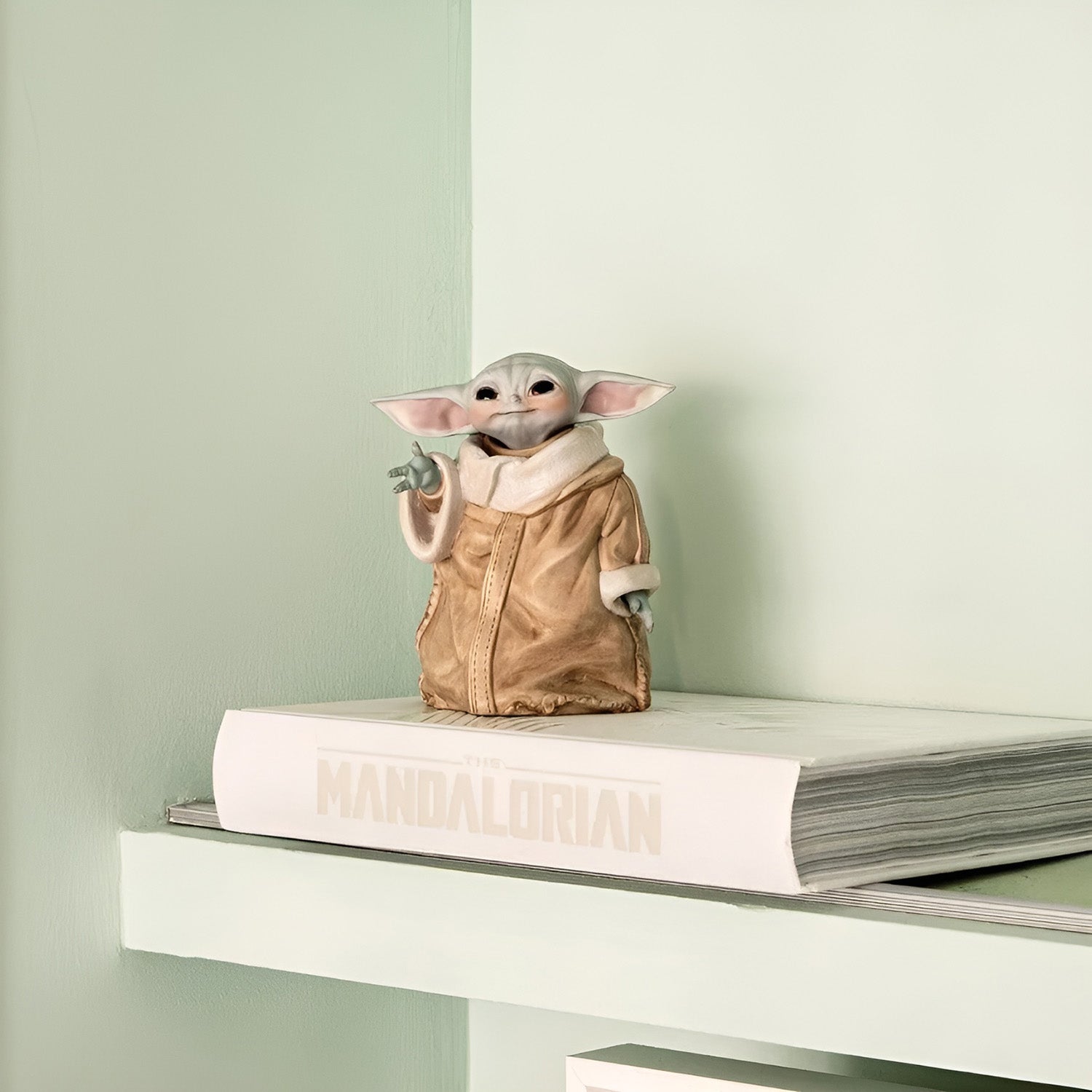 Porcelain sculpture Grogu by Eva Maria Cuerva - LLADRO