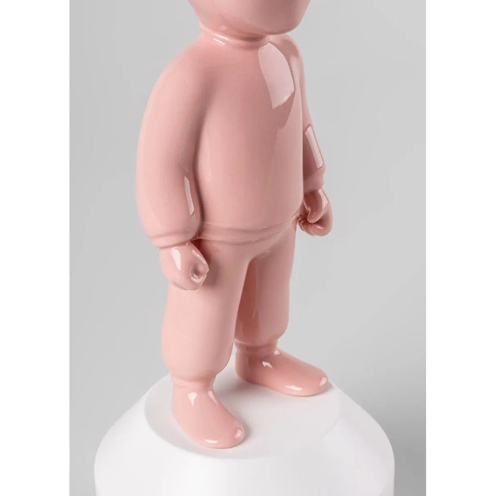 Porcelain sculpture, 11.8 inches, The Pink Guest by Jaime Hayon - LLADRO