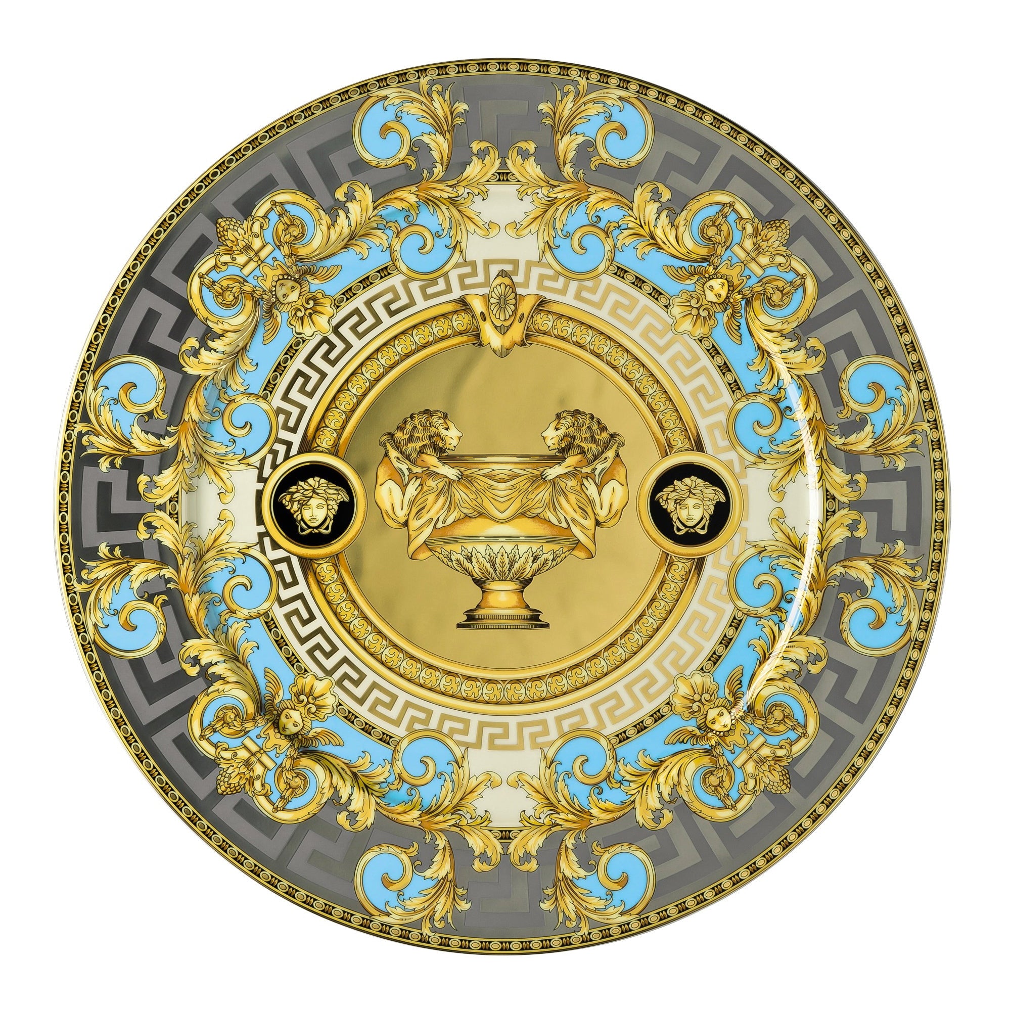 Dessert set, 7 pieces, Prestige Gala Bleu - VERSACE