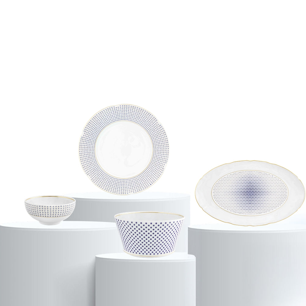 Serving set, 8 pieces, Constellation d'Or - VISTA ALEGRE