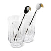 Set of 2 cocktail glasses with 2 stirrers, Toucan - LLADRO