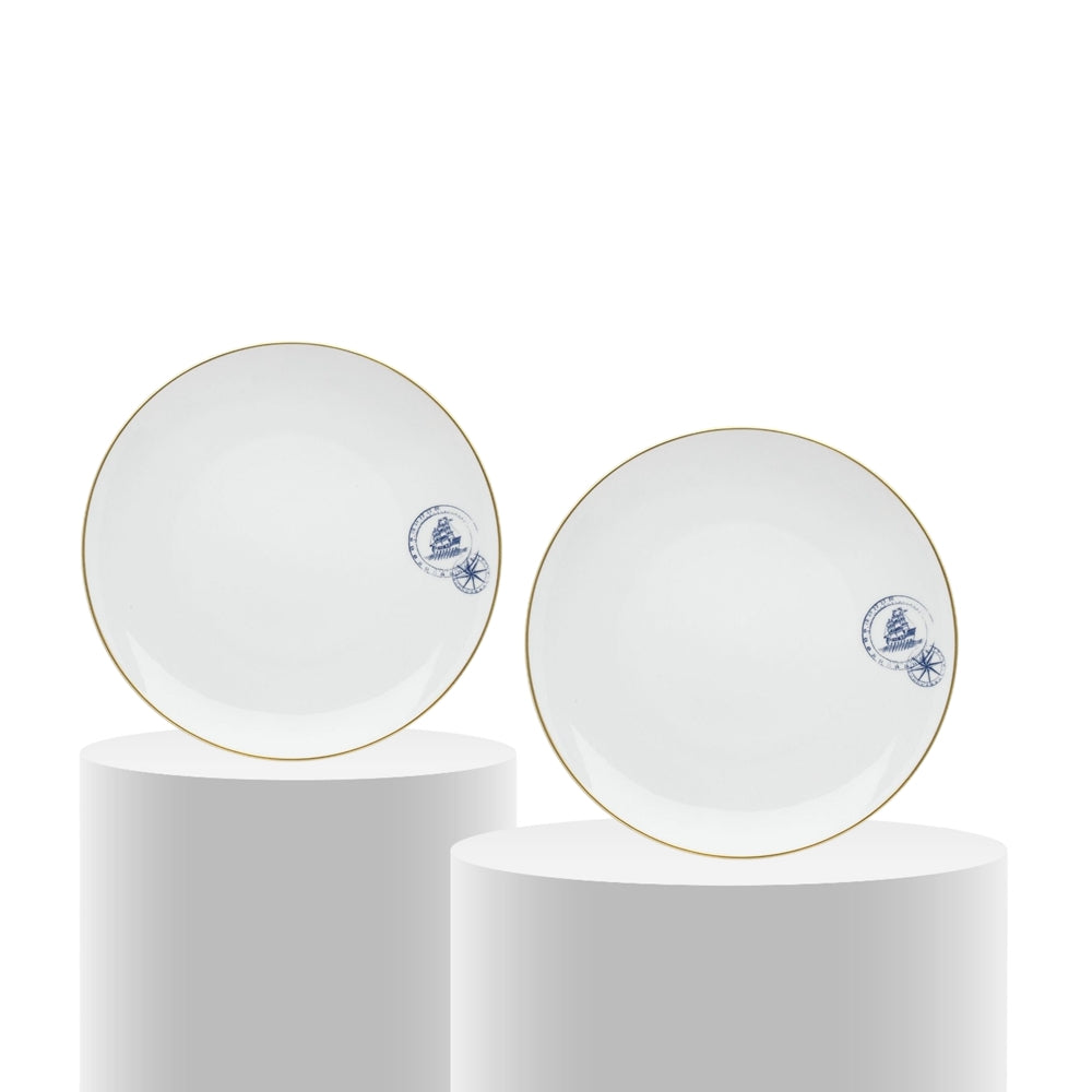 Set of 2 dinner plates, 10.86 in, Transatlantica - VISTA ALEGRE