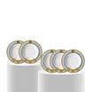 Set of 5 soup plates, 8.82 in, Prestige Gala Bleu - VERSACE