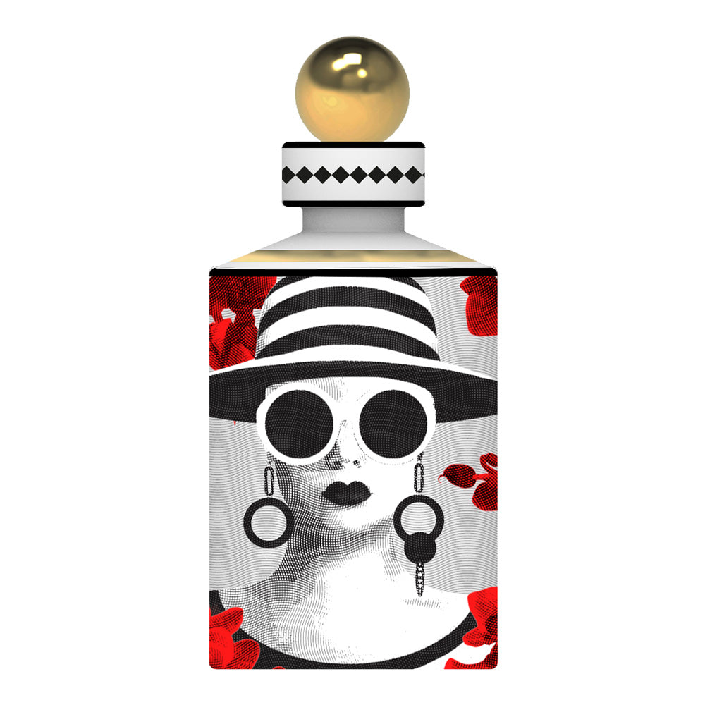 Magnum bottle, porcelain, 11.8 inches, The inseparables Mrs White - BACI MILANO