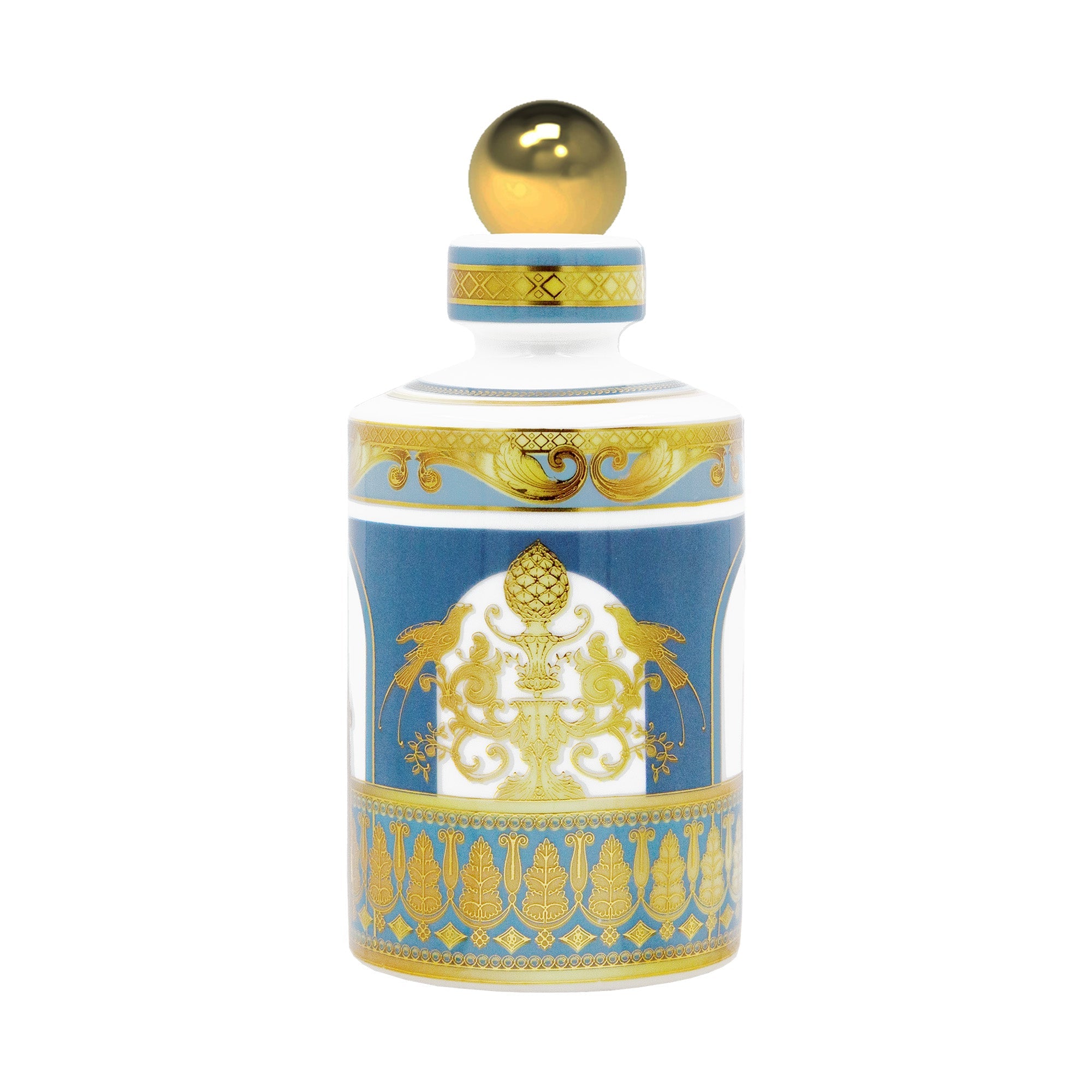 Maxi Blue Glass, porcelain, 7.9 inches, Minerva - BACI MILANO