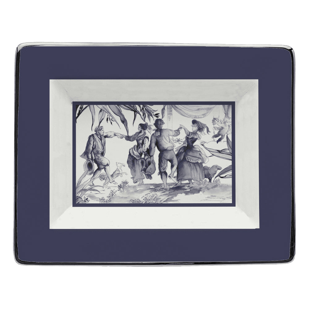 Porcelain tray, 7.7 inches, Versailles - BACI MILANO