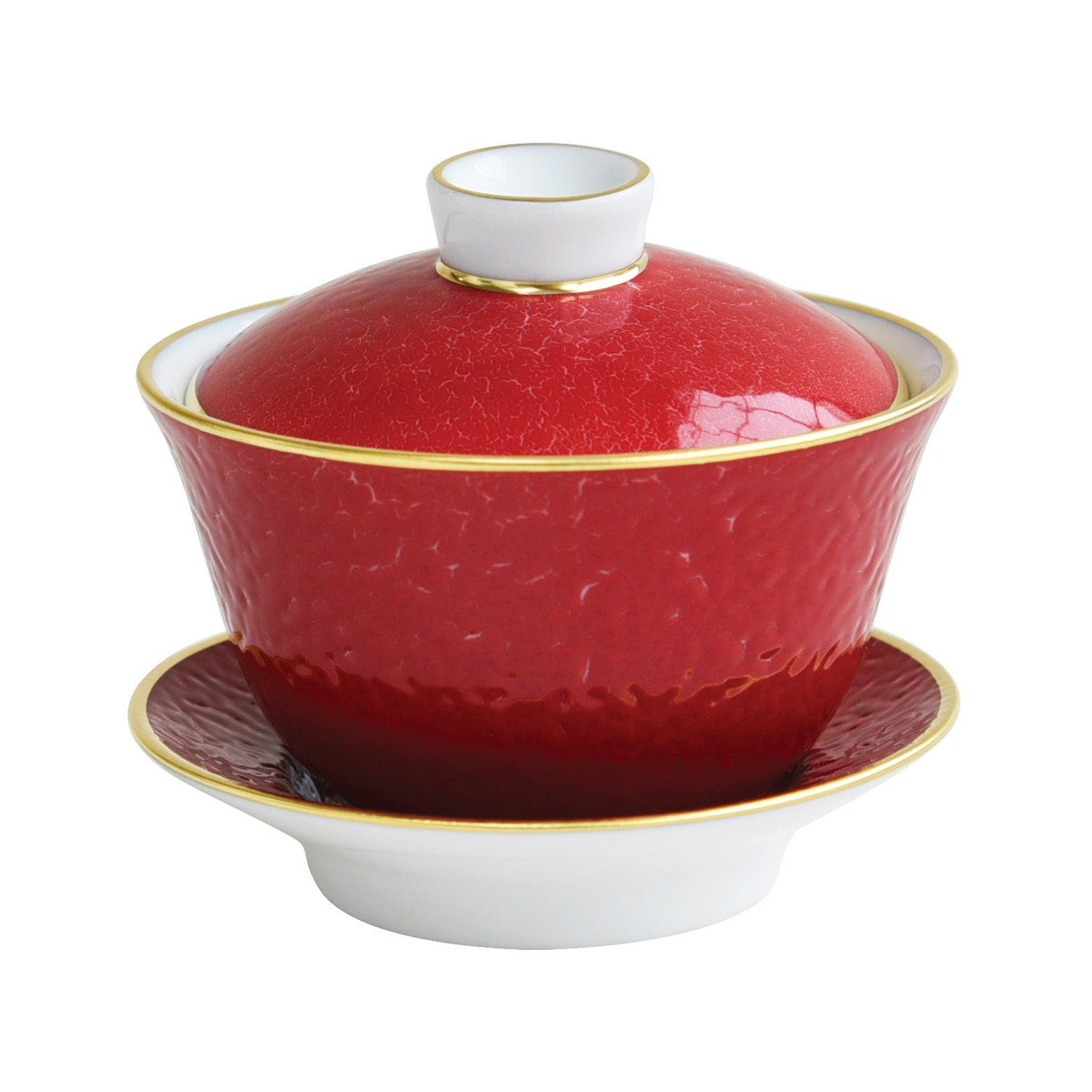 Oriental dinner service, 32 pieces, Rouge Empereur - BERNARDAUD