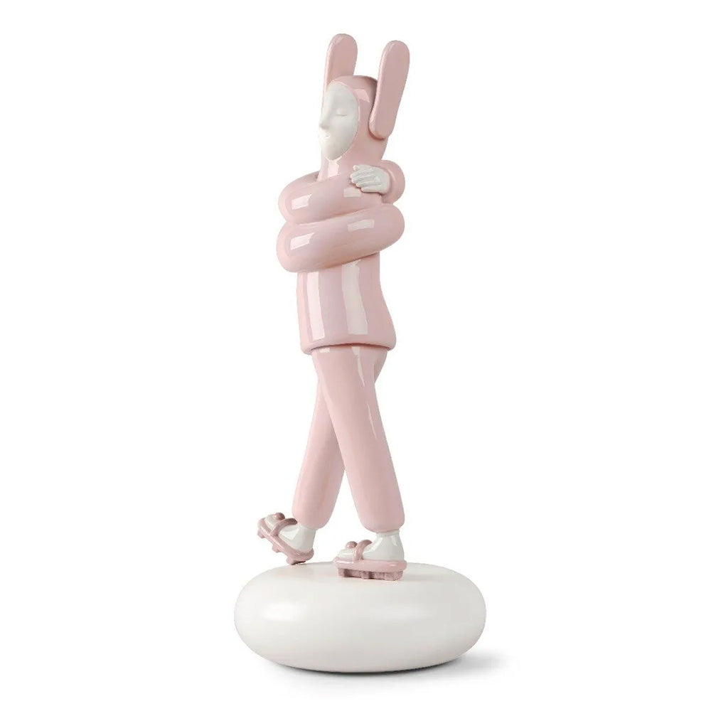 Porcelain sculpture Embraced Pink by Jaime Hayon - LLADRO