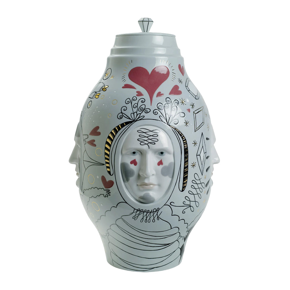 Vase with lid Conversation by Jaime Hayon - Limited Edition - LLADRO
