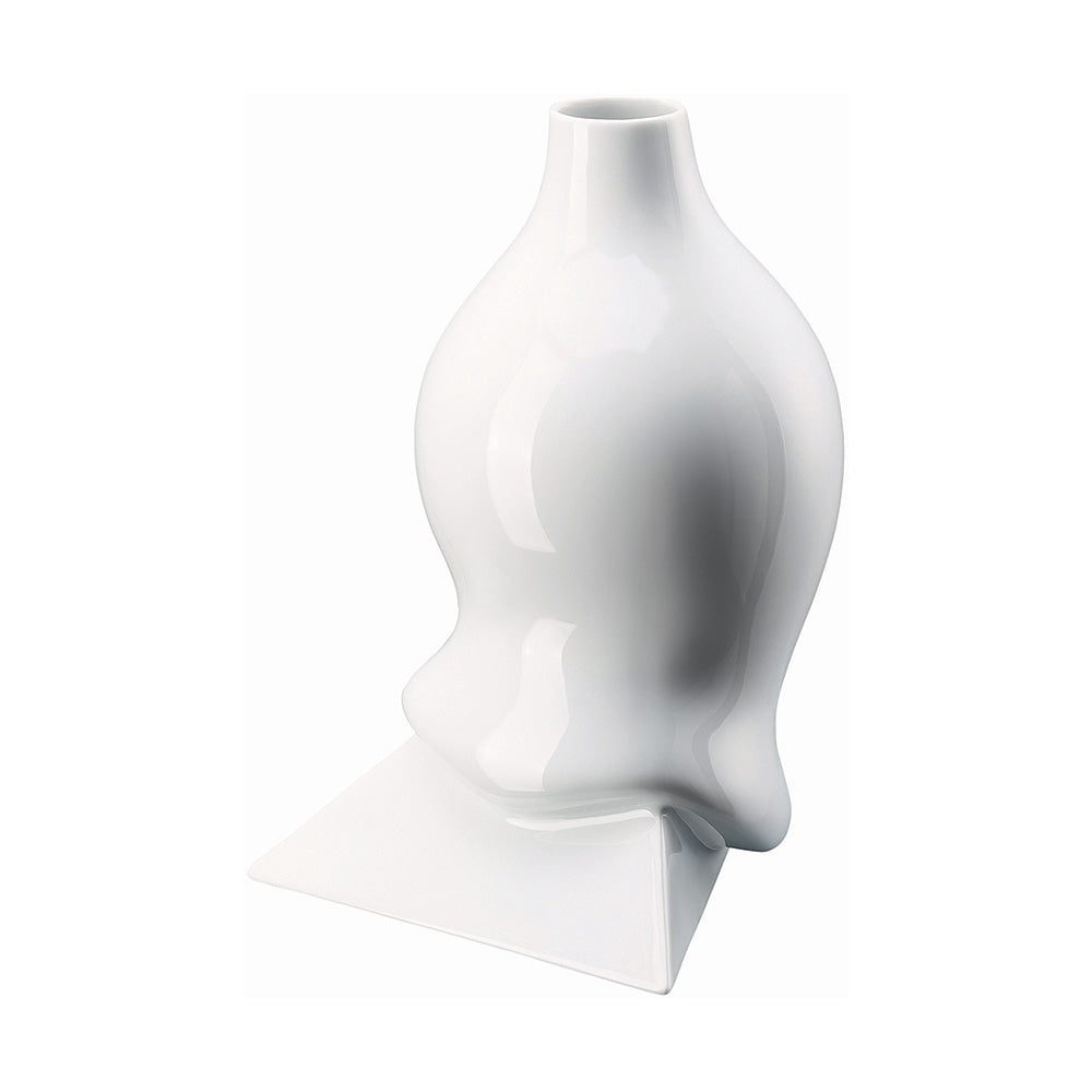 Porcelain vase, 11 inches, Sirop White by Cedric Ragot - ROSENTHAL