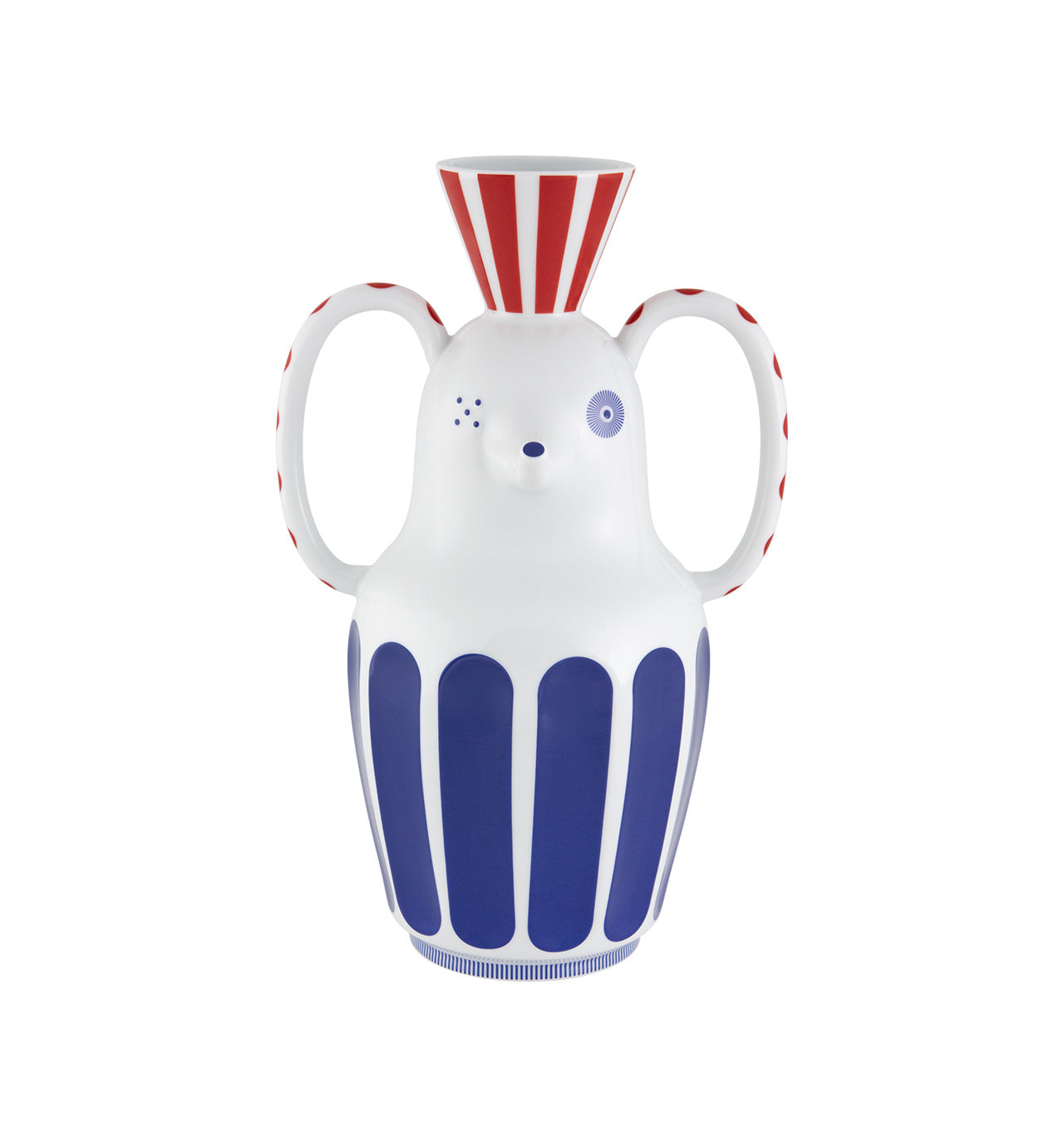 Elephant vase in porcelain, Folkifunki by Jaime Hayon - VISTA ALEGRE