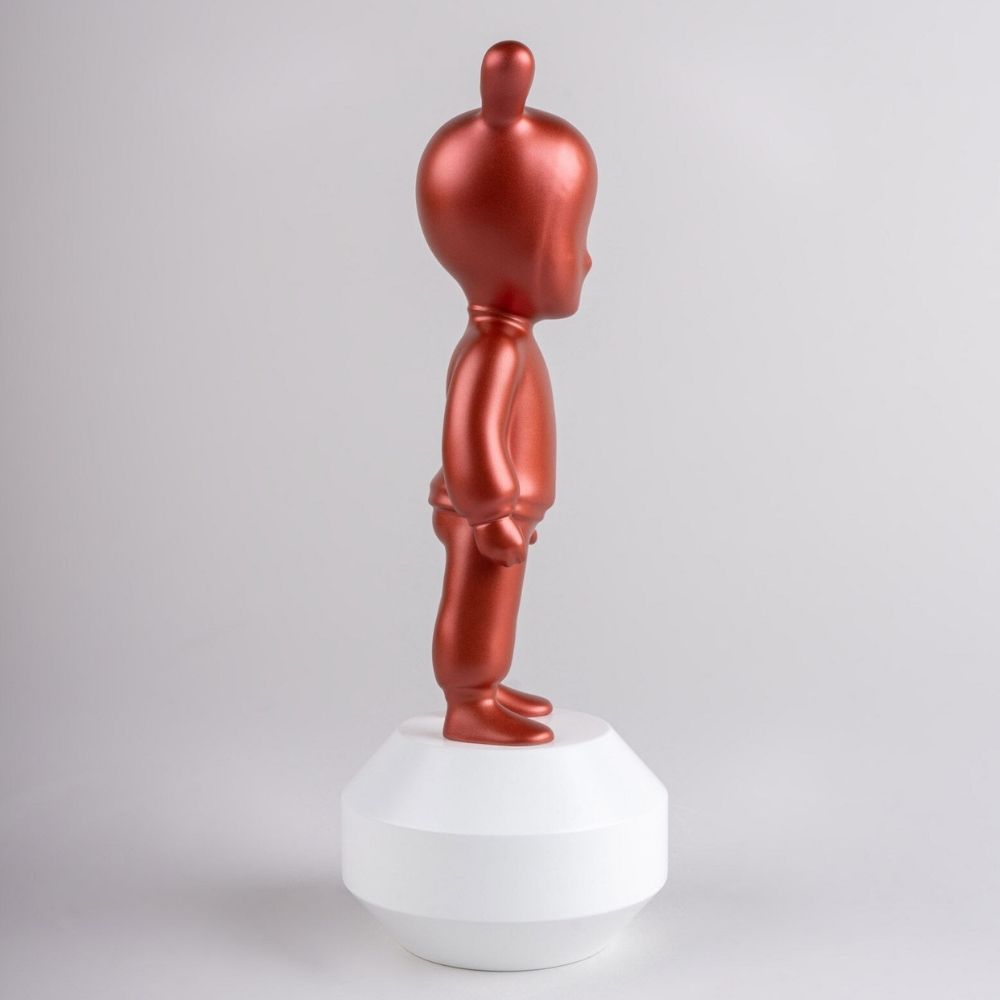 Porcelain sculpture, 11.8 inches, The Metallic Red Guest by Jaime Hayon - LLADRO