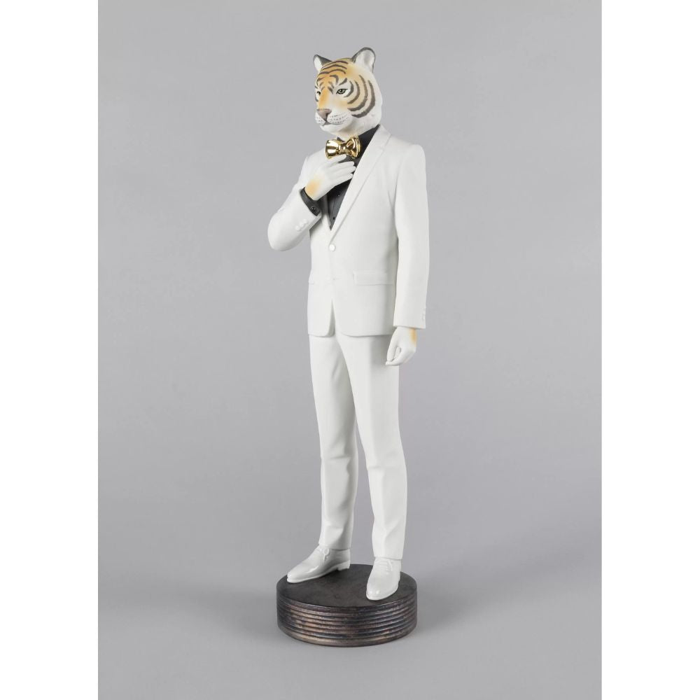 Porcelain figurine Tiger Man by Marco Antonio Nogueron - LLADRO