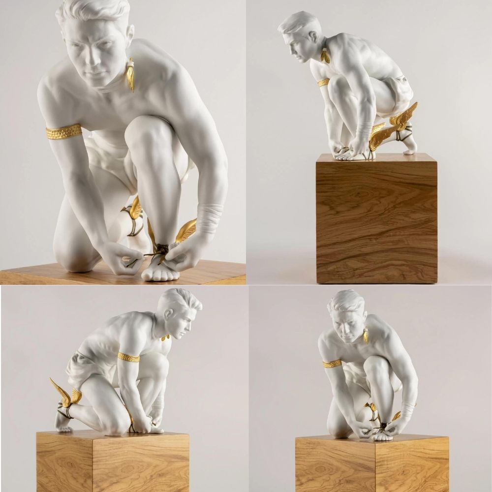 Porcelain sculpture Hermes by Ernest Massuet - LLADRO