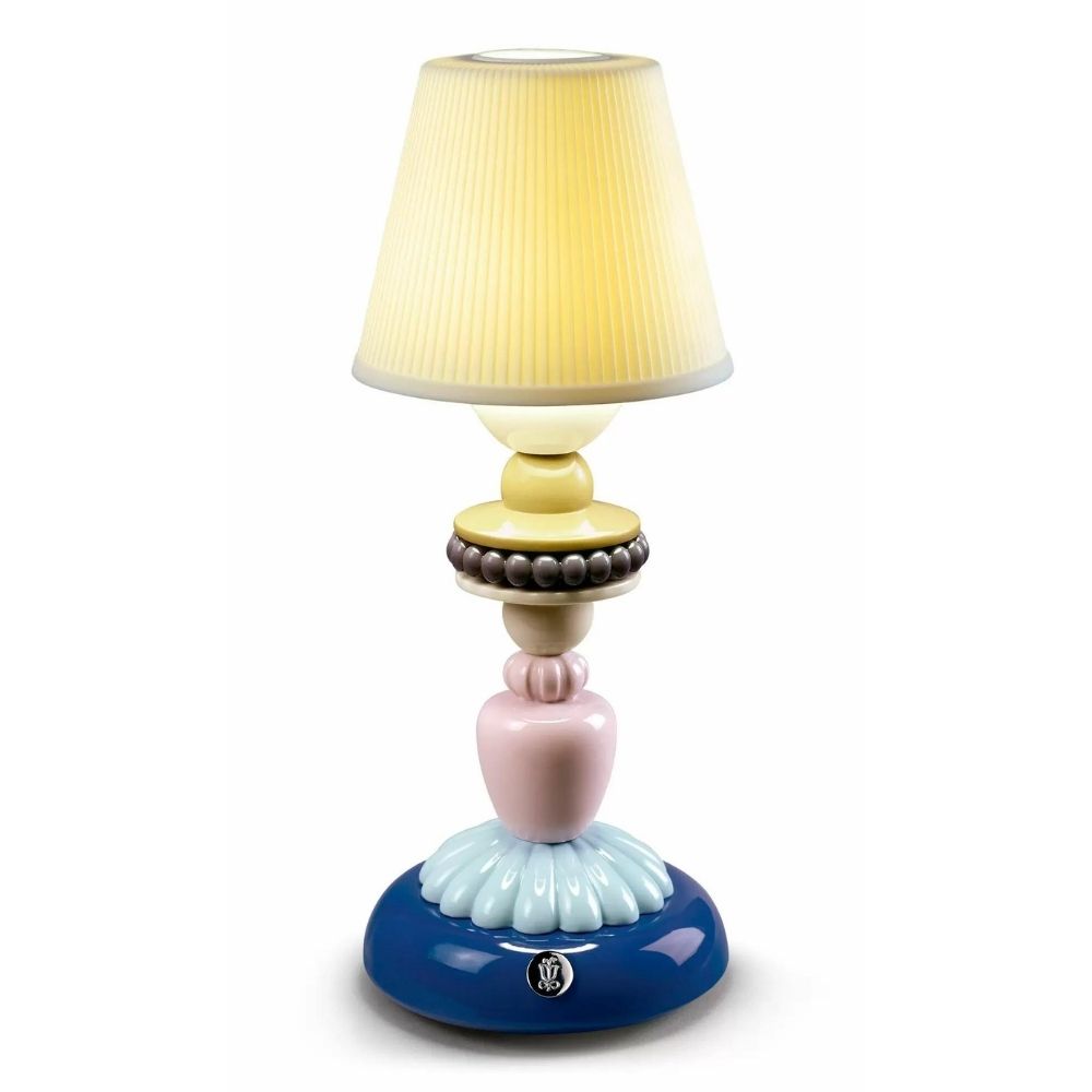 Sunflower lamp, blue, Firefly - LLADRO