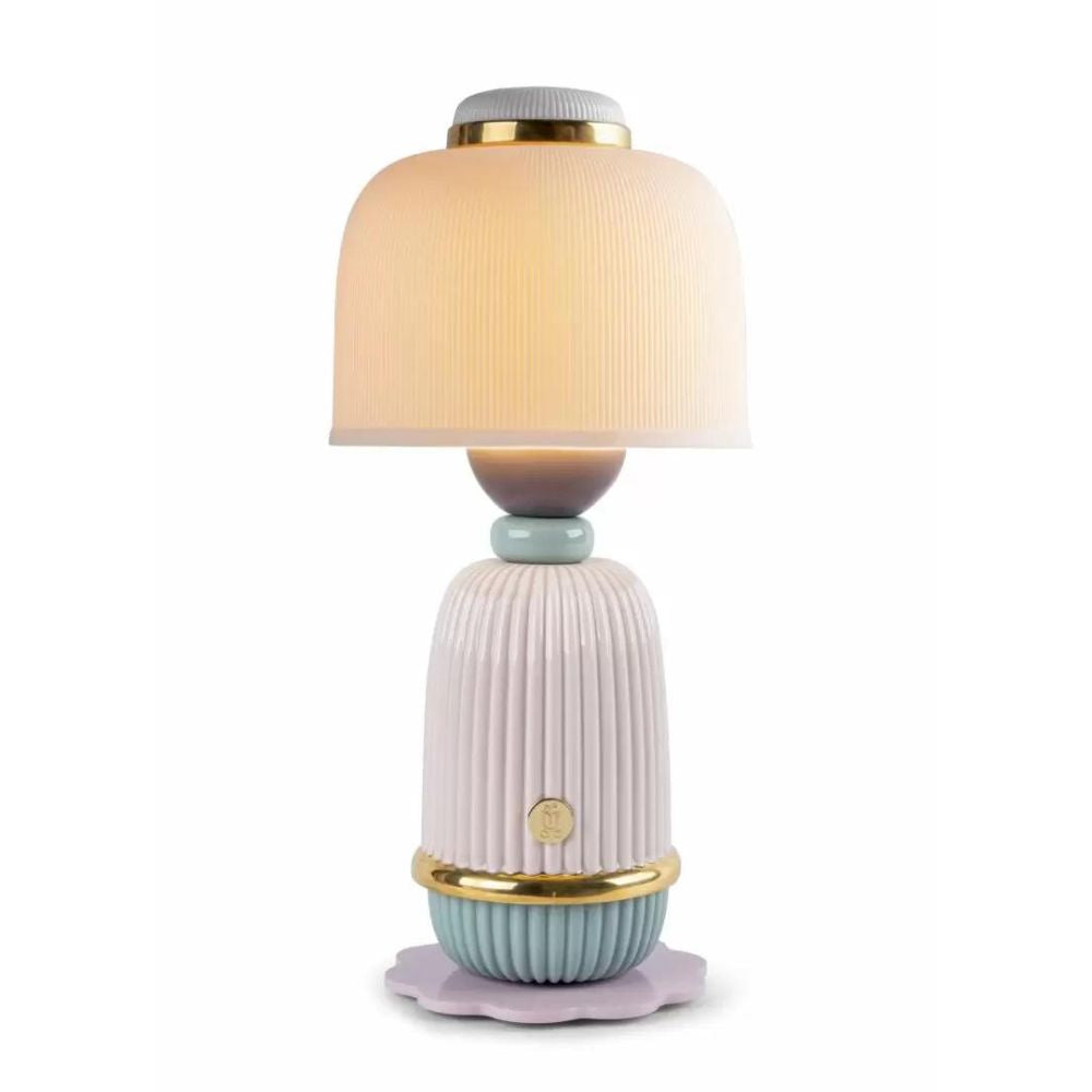 Kokeshi lamp, pink, by Robert Schnyder - LLADRO