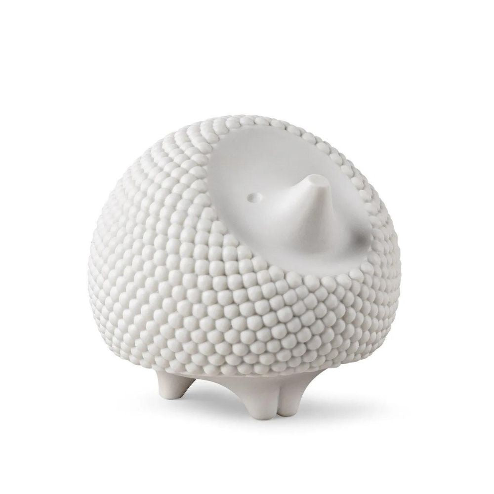 Cordless porcelain table lamp, 5.9 x 5.1 inches, Hedgehog - LLADRO