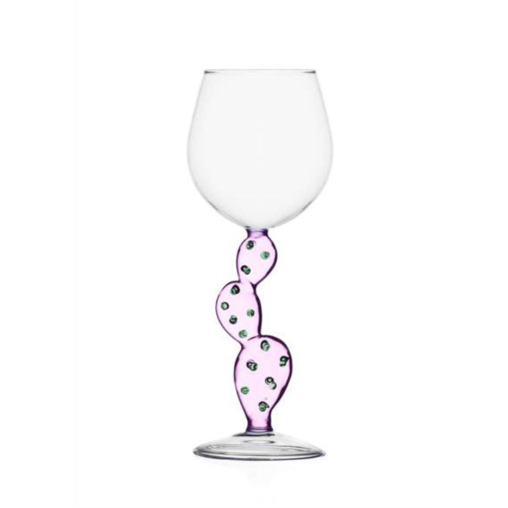 Wine glass, Cactus Pink, Desert Plants by Alessandra Baldereschi - ICHENDORF