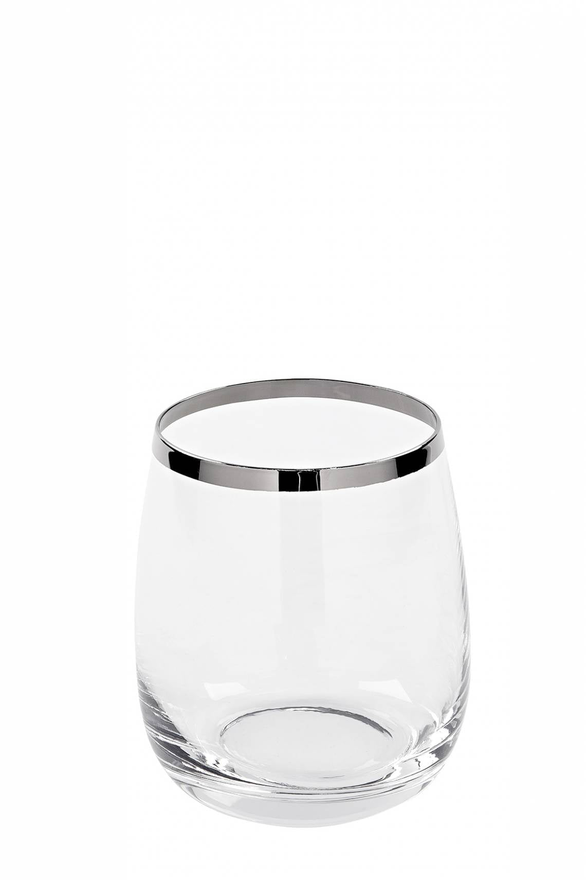 Whisky Glass, 15.6 fl oz, Platinum Curve Collection - SIMONA'S COLLECTION