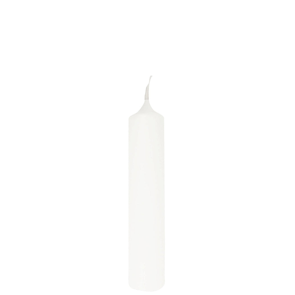 Decorative Candle, 20x1.6 inches, White - SIMONA'S COLLECTION