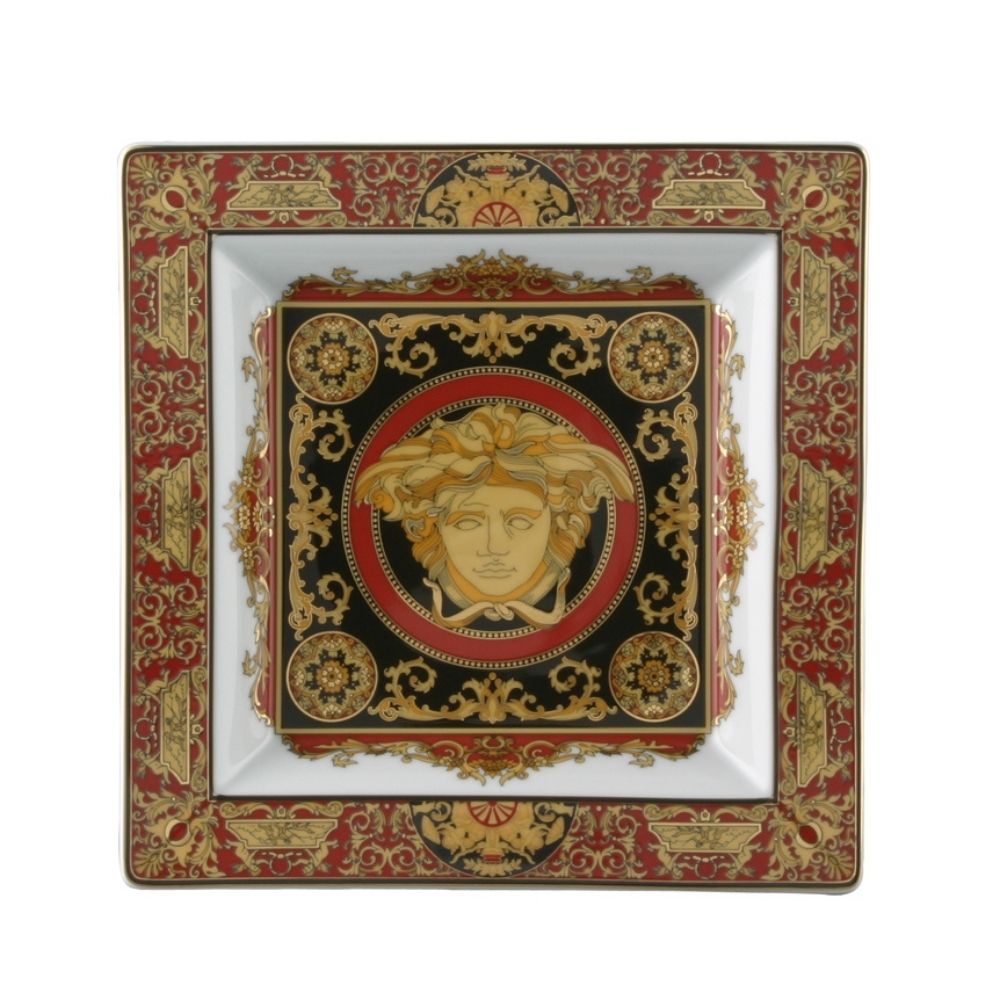 Porcelain tray, 8.7 inches, Medusa - VERSACE