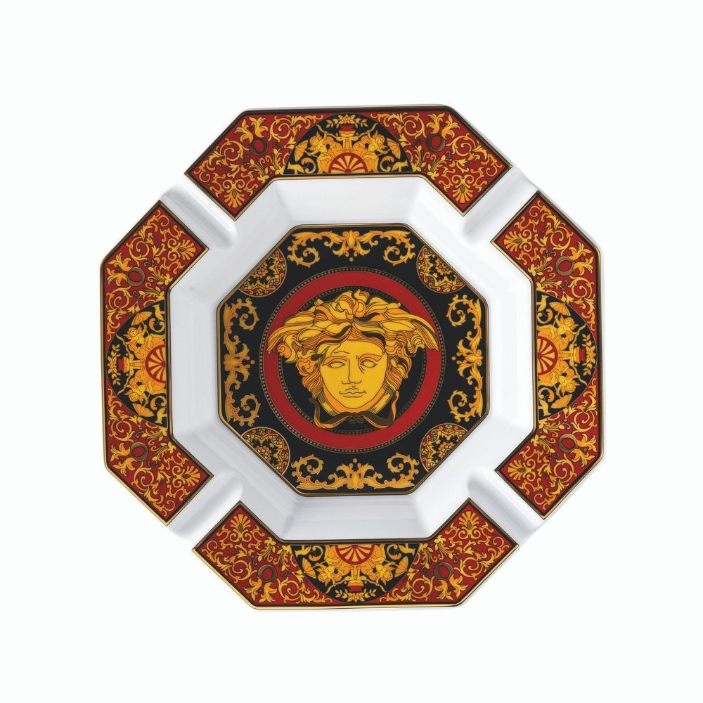 Porcelain ashtray, 9.4 inches, Medusa - VERSACE