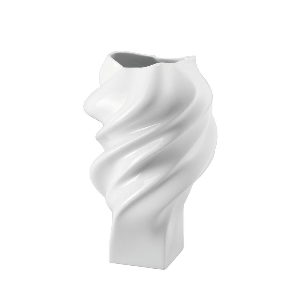 White porcelain vase, 9.1 inches, Squall White by Cedric Ragot - ROSENTHAL