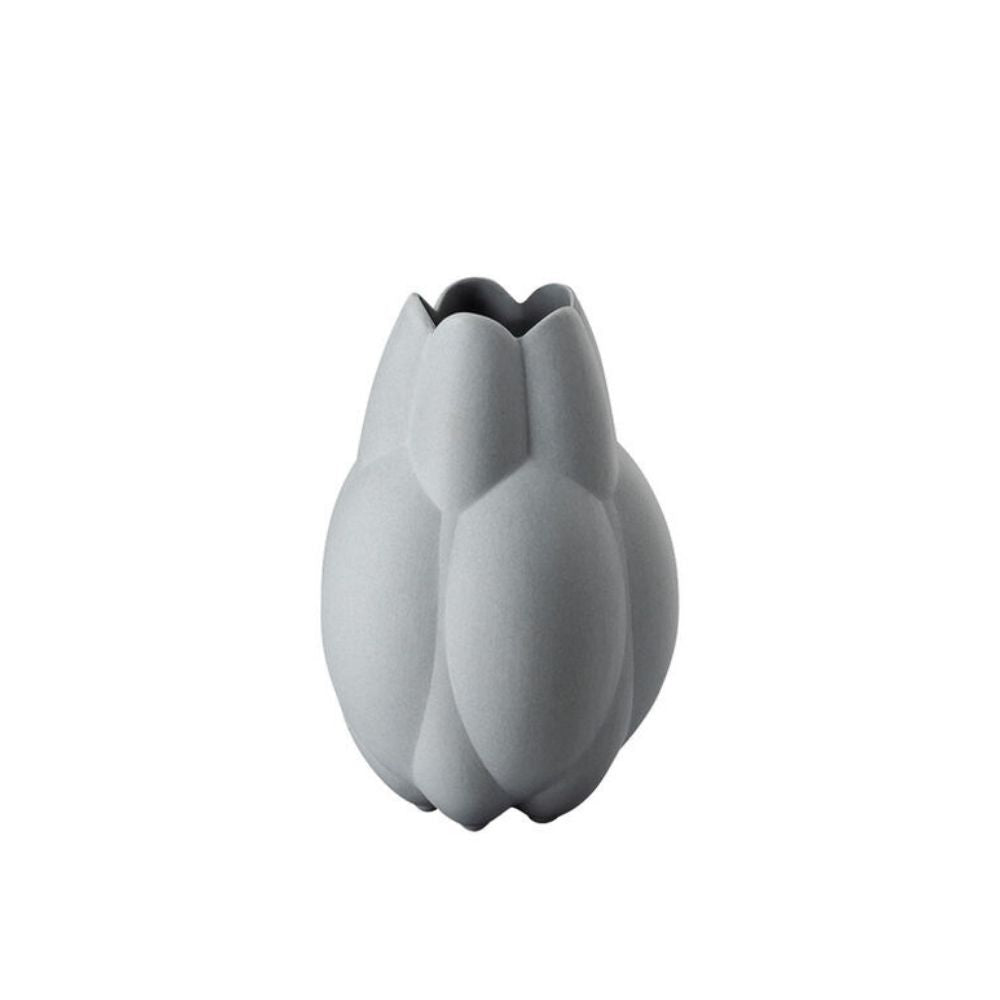 Gray porcelain vase, 3.9 inches, Core Lava by Cedric Ragot - ROSENTHAL