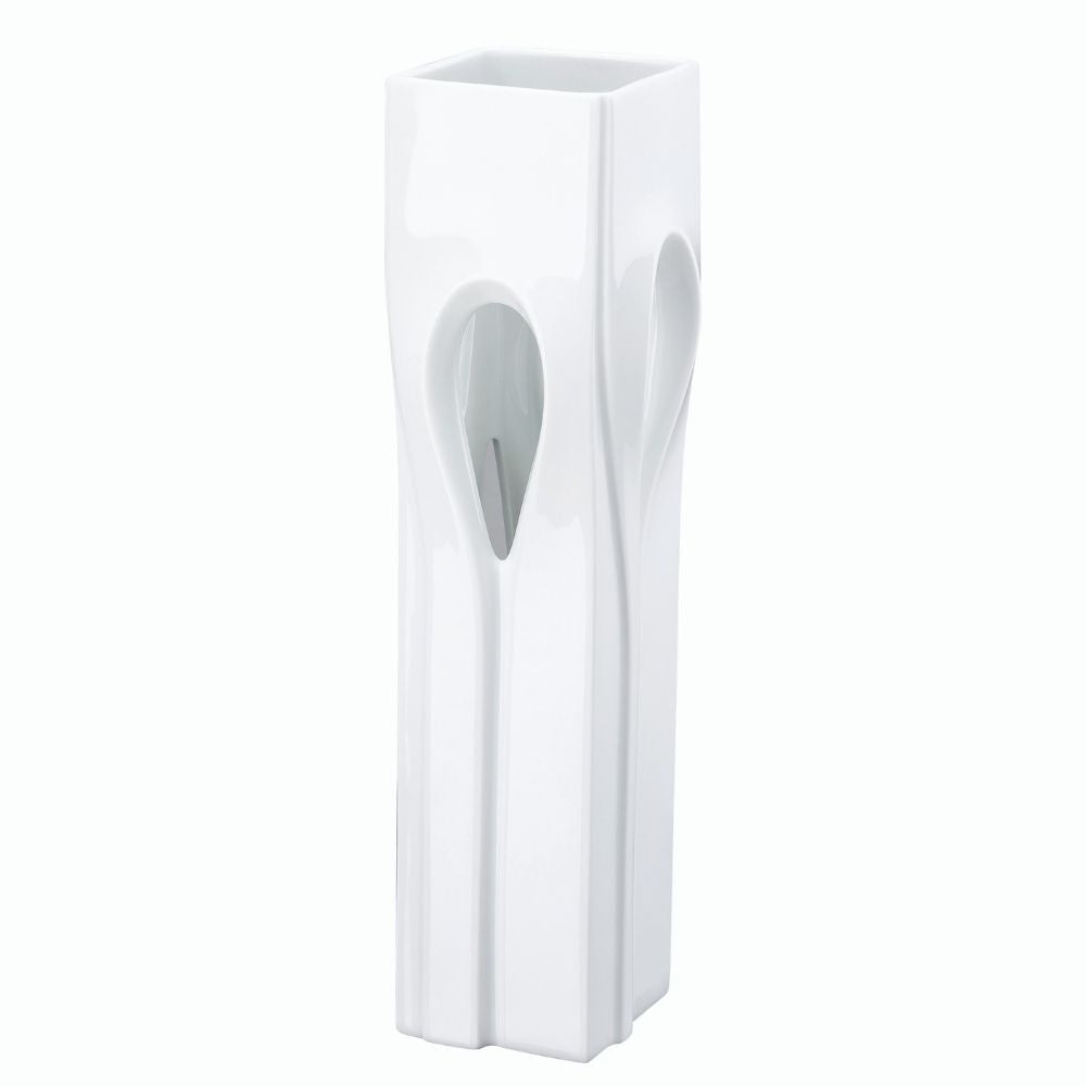 Porcelain vase, 14.6 inches, Lapp White - ROSENTHAL