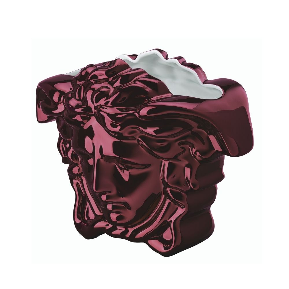 Porcelain vase, 8.3 inches, Medusa Grande Fuchsia - VERSACE