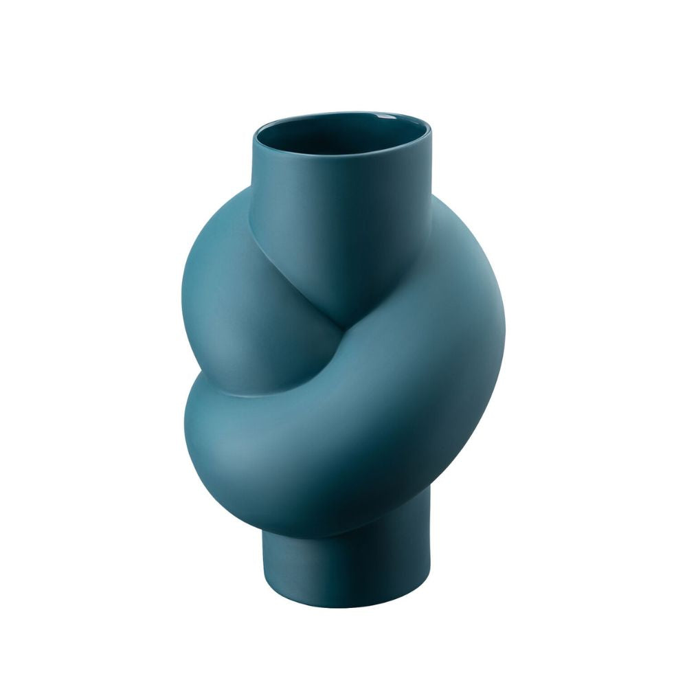Blue porcelain vase, 9.8 inches, Node Abyss - ROSENTHAL