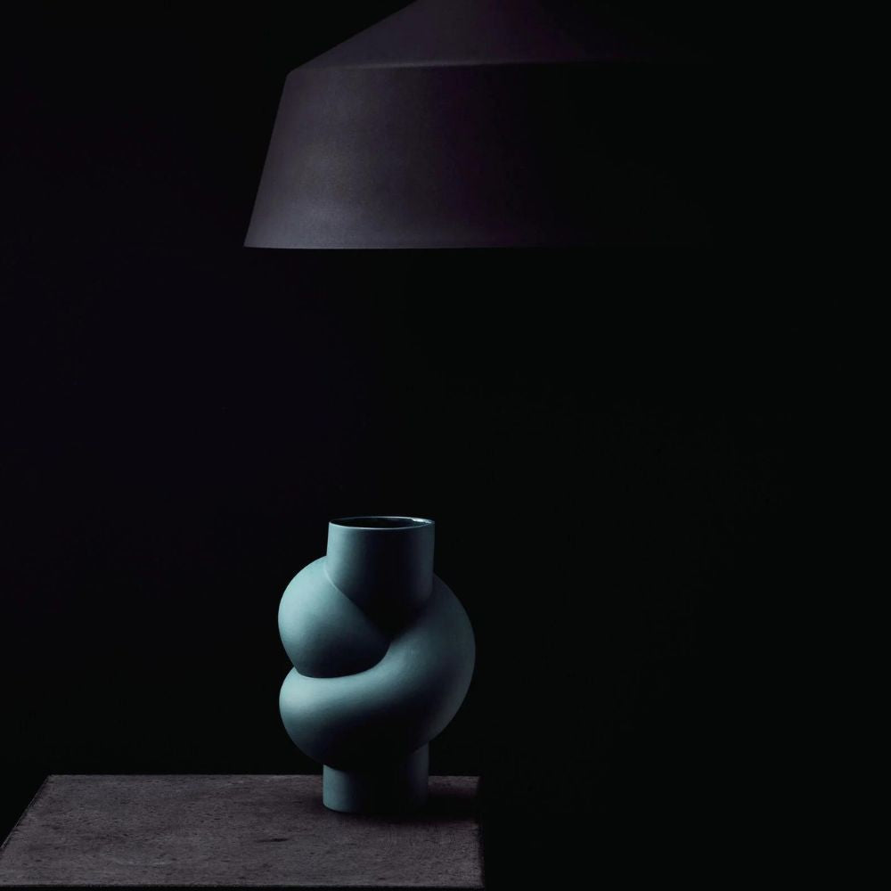 Blue porcelain vase, 9.8 inches, Node Abyss - ROSENTHAL