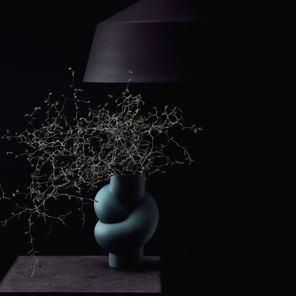 Blue porcelain vase, 9.8 inches, Node Abyss - ROSENTHAL