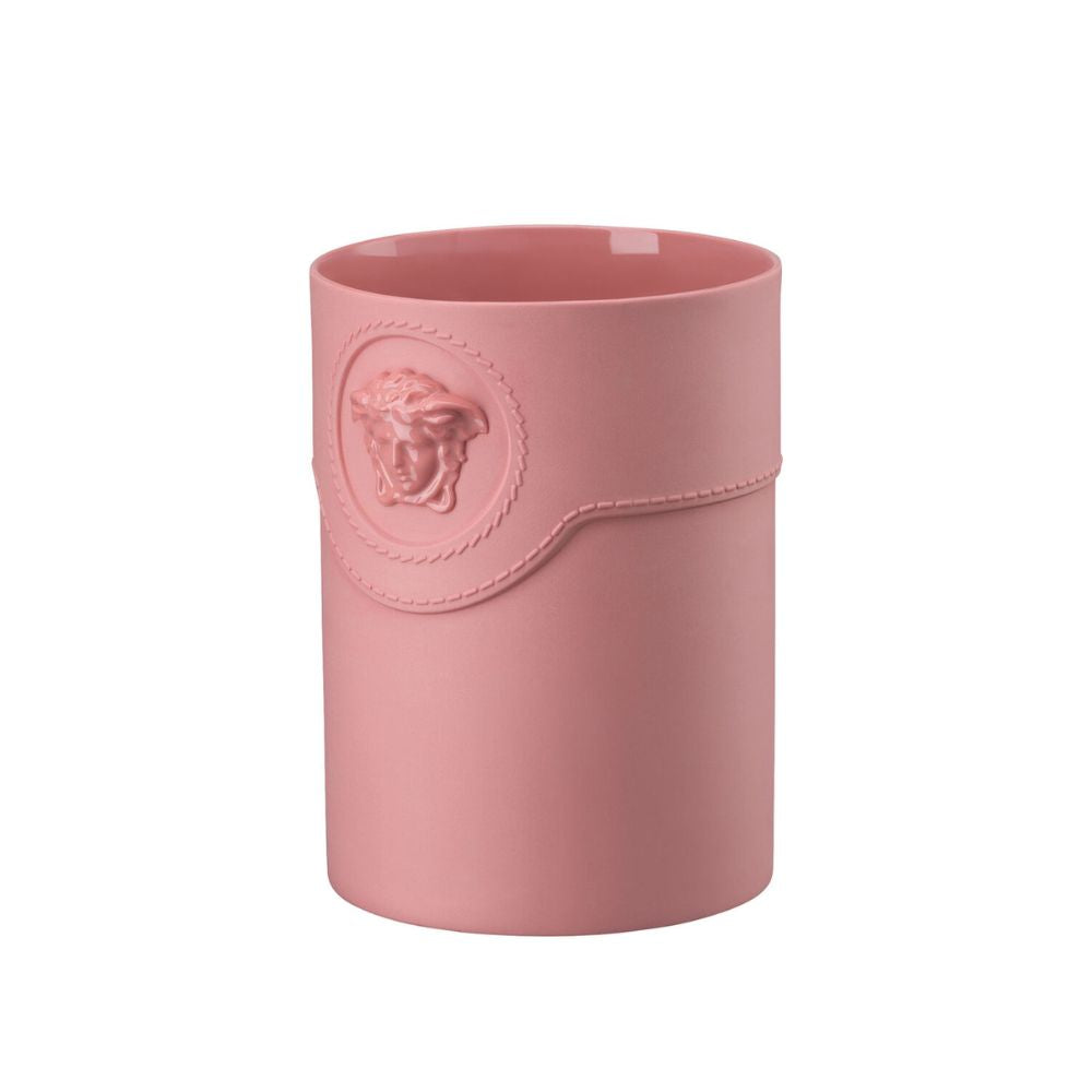 Porcelain vase, 7.1 inches, La Medusa Pink - VERSACE